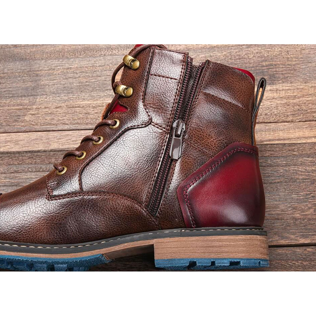 Lucas | Classic Lace-Up Oxford Ankle Boots