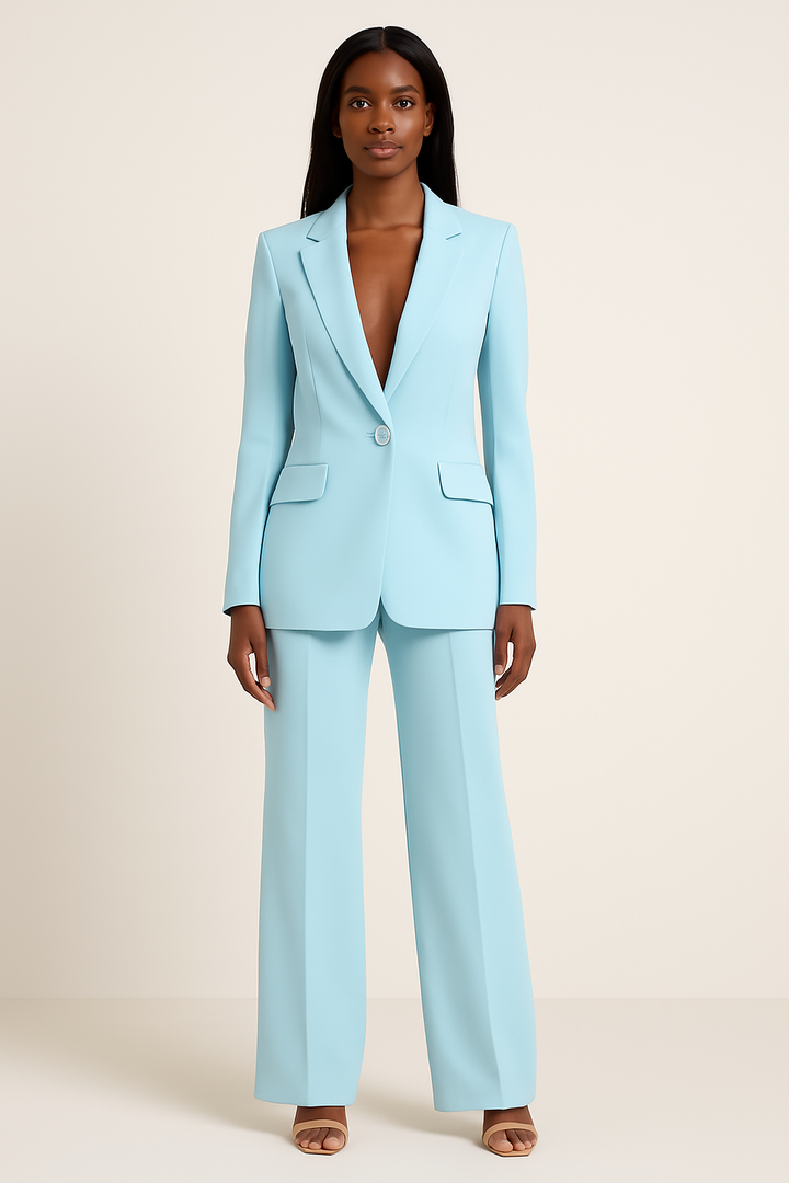 Kylie | Tailored Long Blazer Suit Set