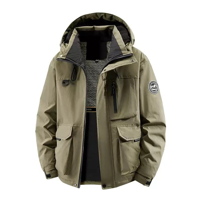 Gian | Structured Hooded Utility Jacket
