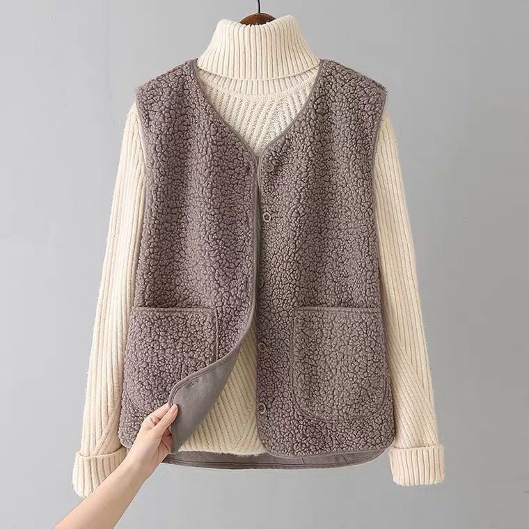 Clara | Classic Button Down Vest