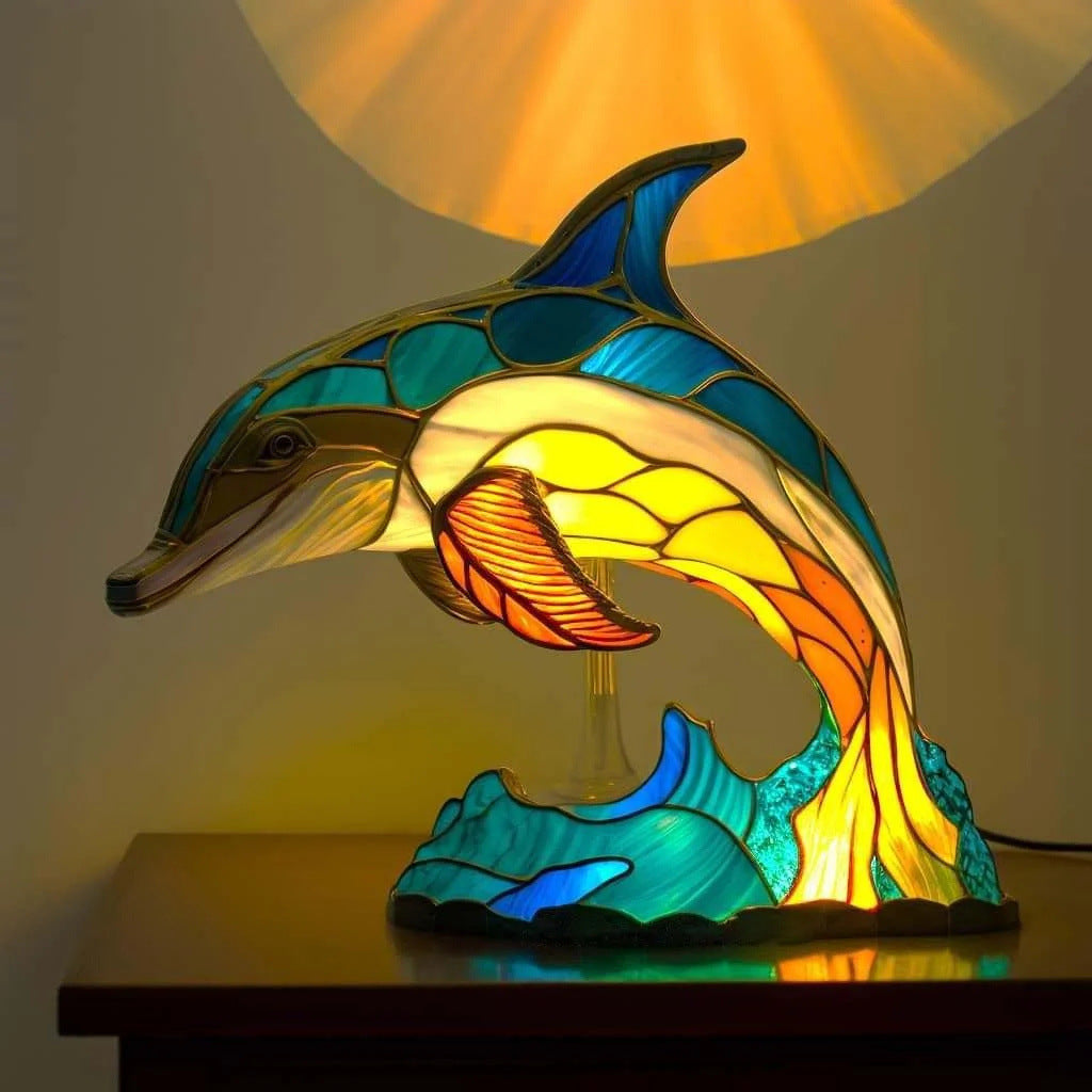 Wave | Graceful Color Dolphin Lamp
