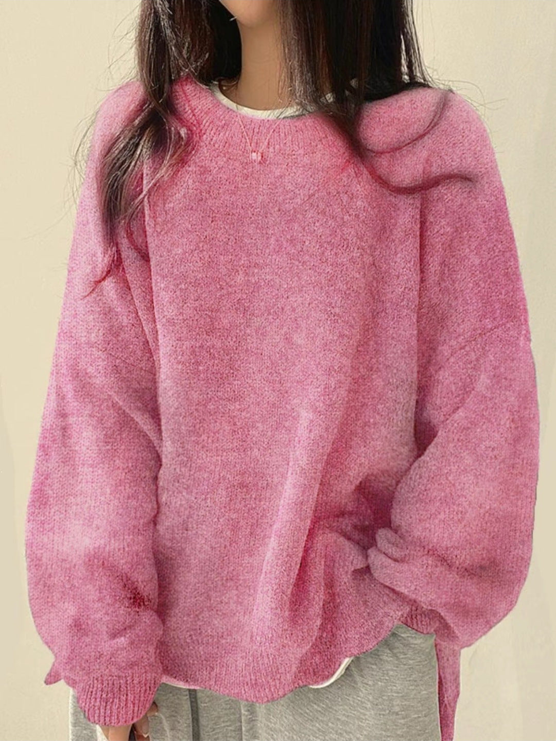 Madison | Relaxed Drop-Shoulder Knit Sweater