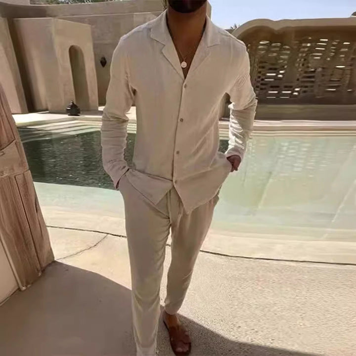 Julian | Relaxed Button Shirt & Pants Set