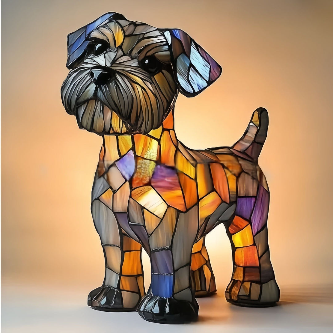 Winston | Classic Color Schnauzer Lamp
