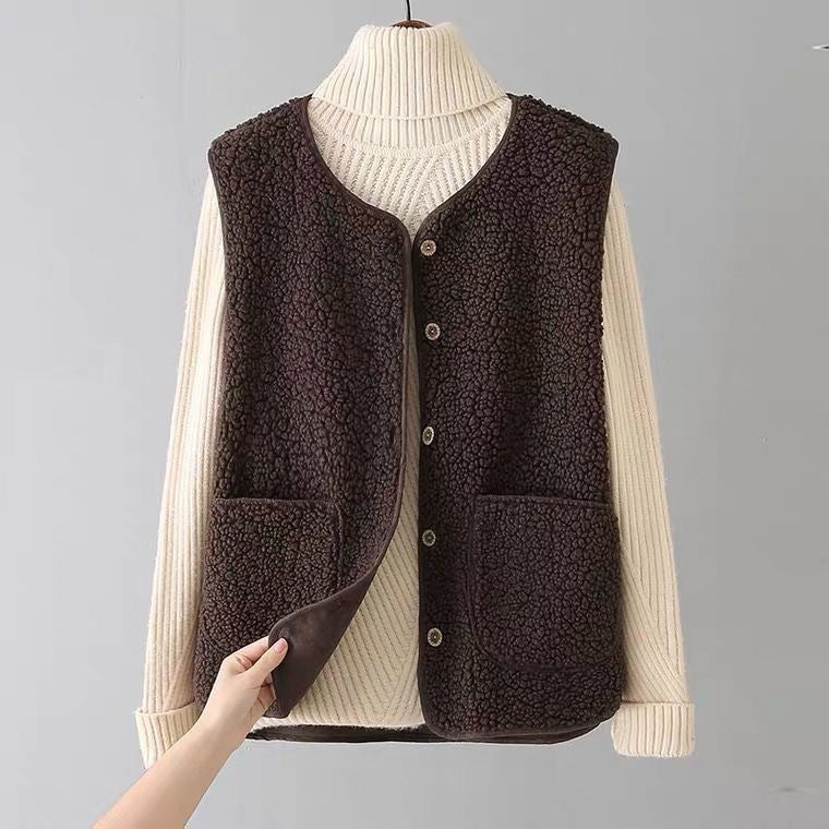 Clara | Classic Button Down Vest