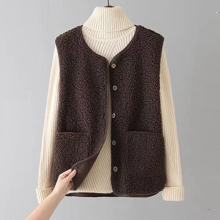 Clara | Classic Button Down Vest