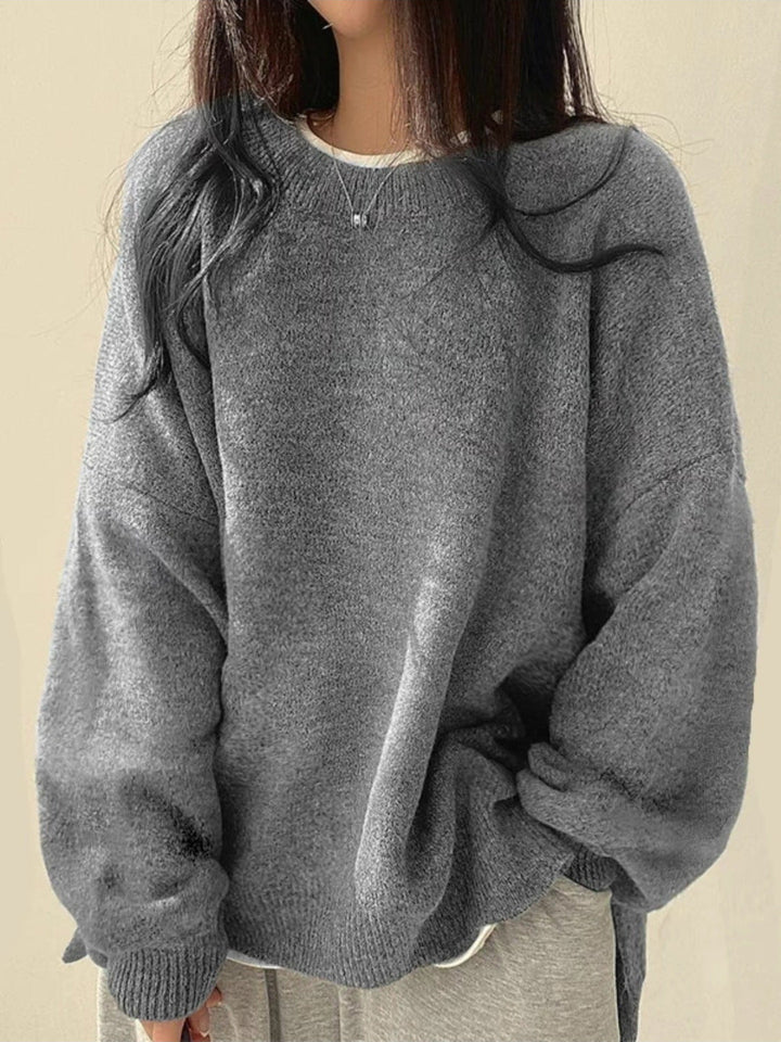 Madison | Relaxed Drop-Shoulder Knit Sweater