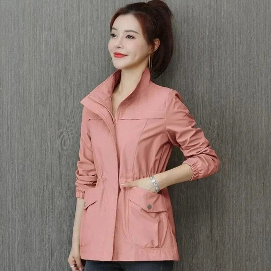 Meredith | Lightweight Cinched-Waist Trench Coat