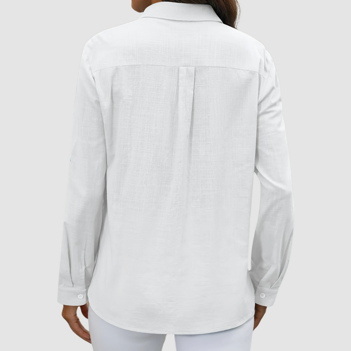 Celest | Elegant pocket blouse