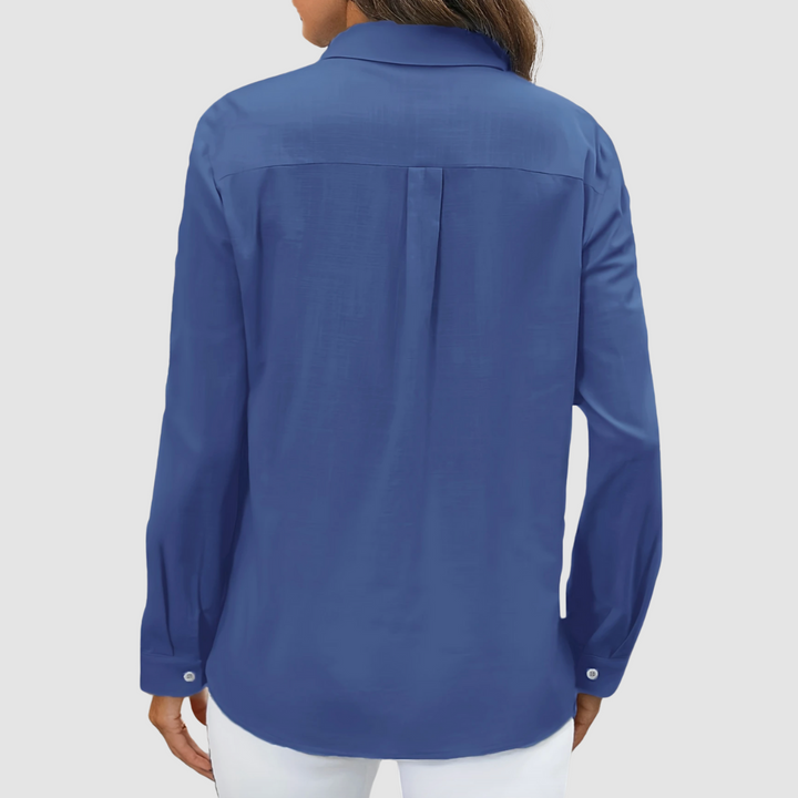 Celest | Elegant pocket blouse
