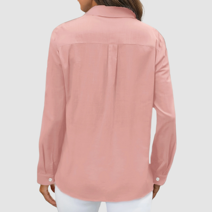 Celest | Elegant pocket blouse