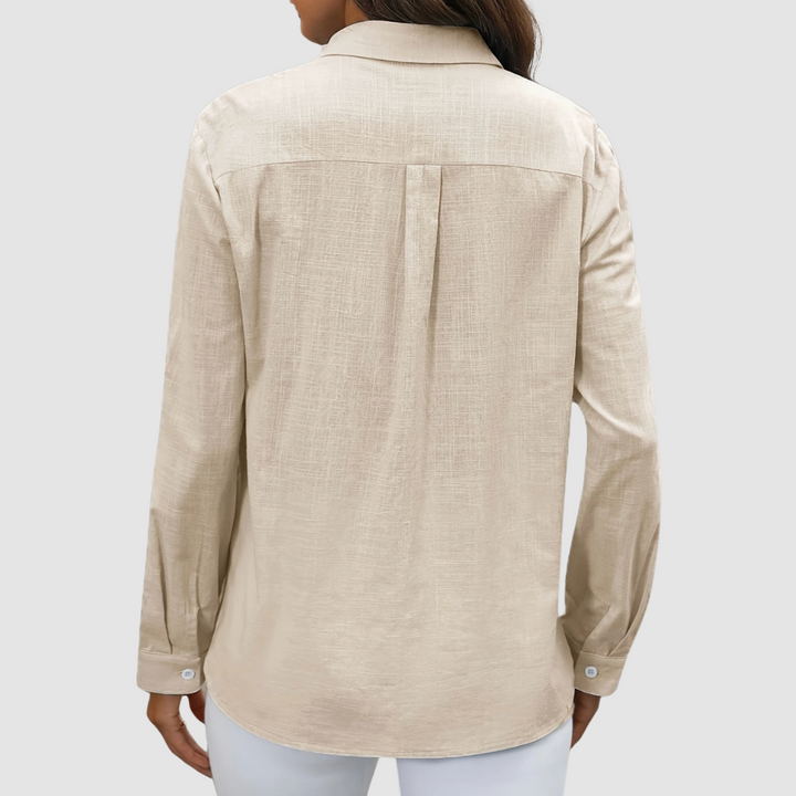 Celest | Elegant pocket blouse
