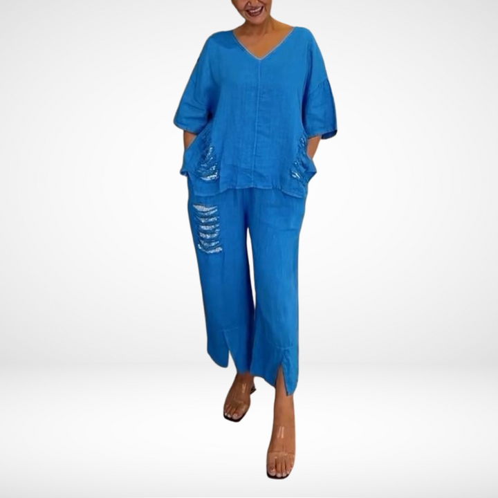 Briella | Elegant Two-Piece Summer Set