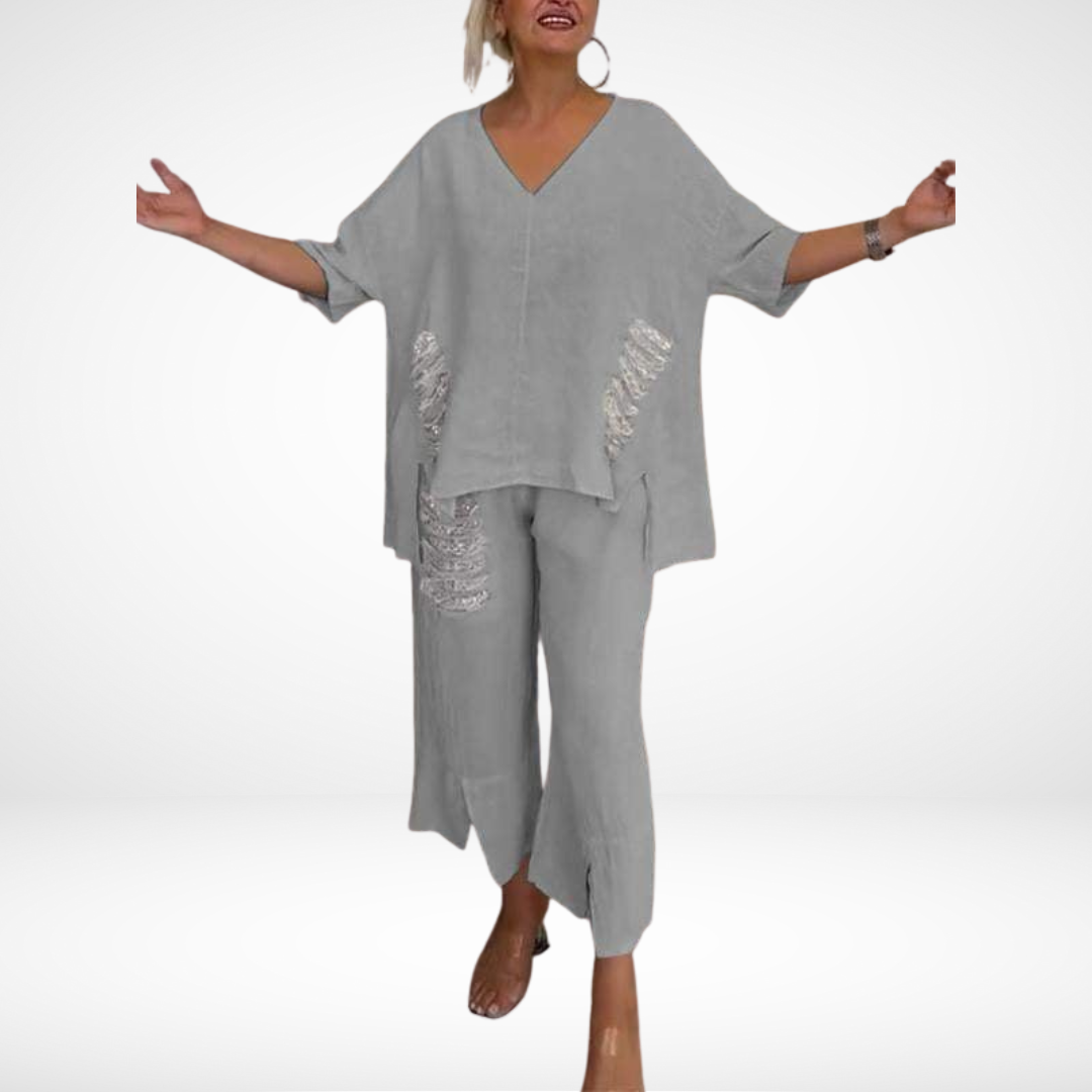 Briella | Elegant Two-Piece Summer Set