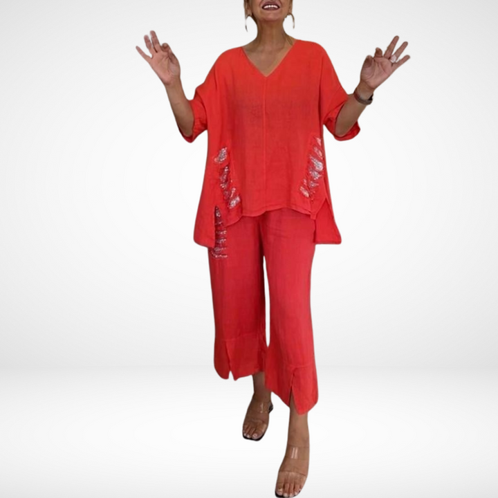 Briella | Elegant Two-Piece Summer Set