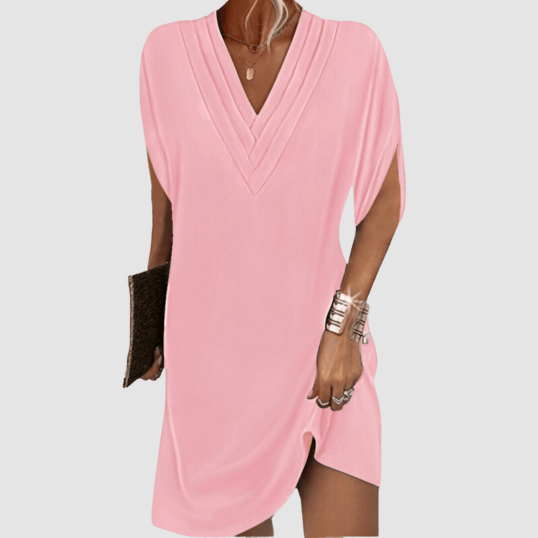Alysa | Elegant Half-Sleeve Dress