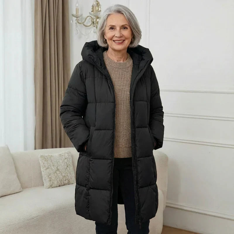 Jenny | Elegant Hooded Puffer Coat
