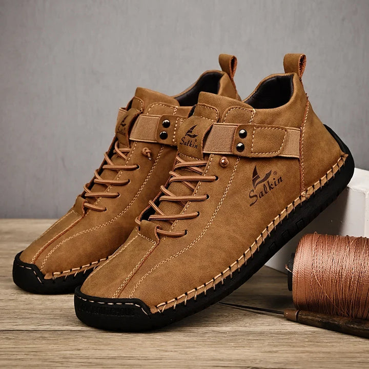 Logan | Refined High-Top Ankle Sneakers