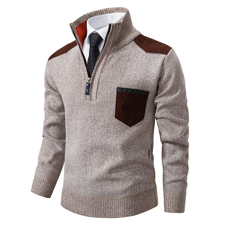 Dylan | Classic Half-Zip Knit Sweater