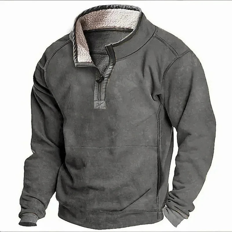 Bryan | Cozy Winter Quarter Zip Sweater