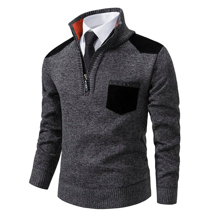Dylan | Classic Half-Zip Knit Sweater