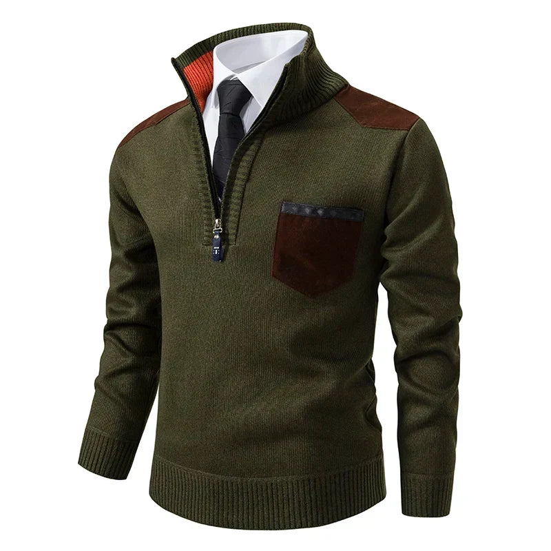 Dylan | Classic Half-Zip Knit Sweater