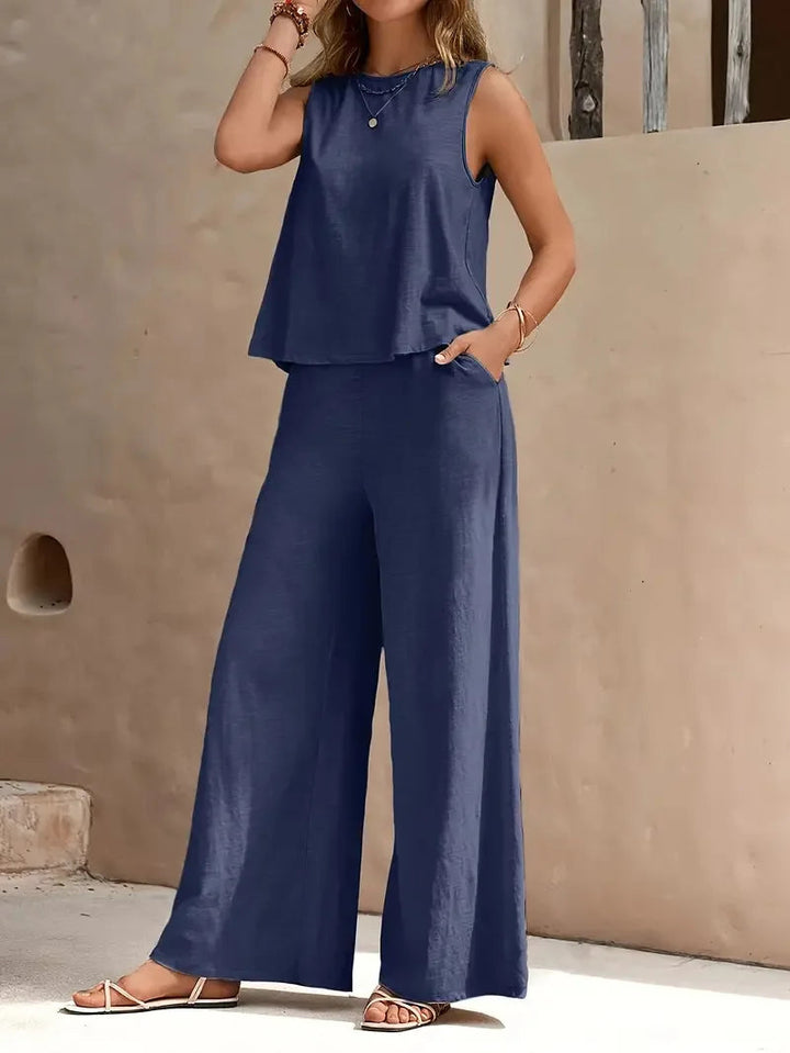 Danielle | Sleeveless Two-Piece Set