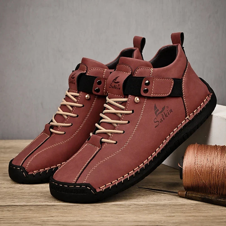 Logan | Refined High-Top Ankle Sneakers