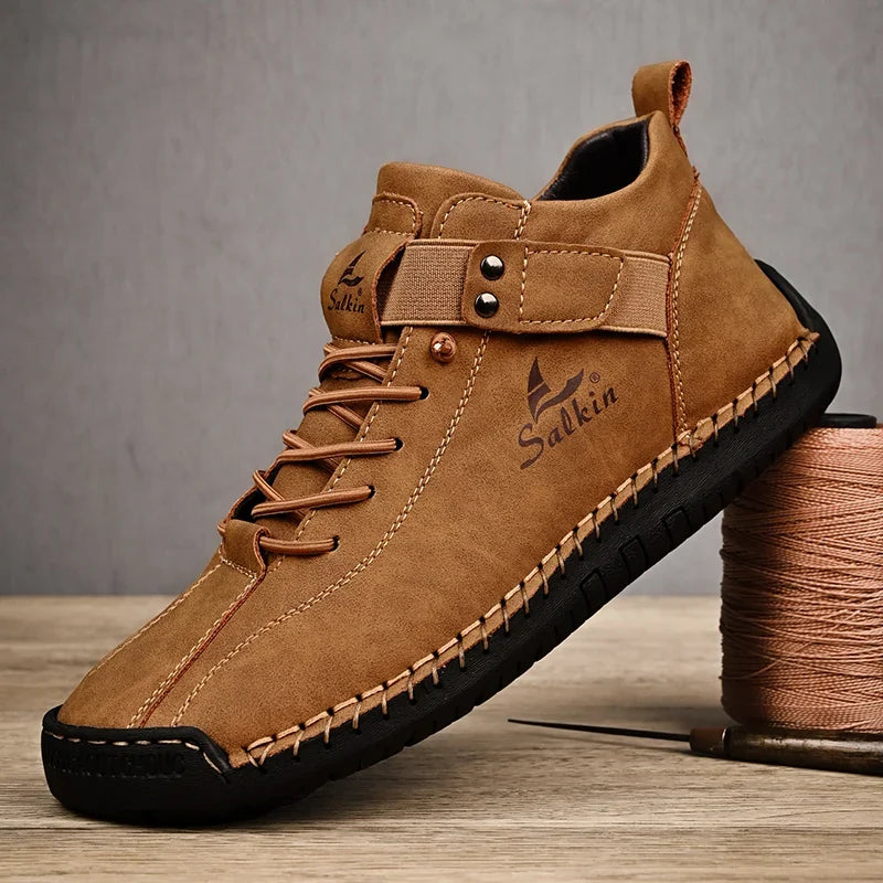 Logan | Refined High-Top Ankle Sneakers