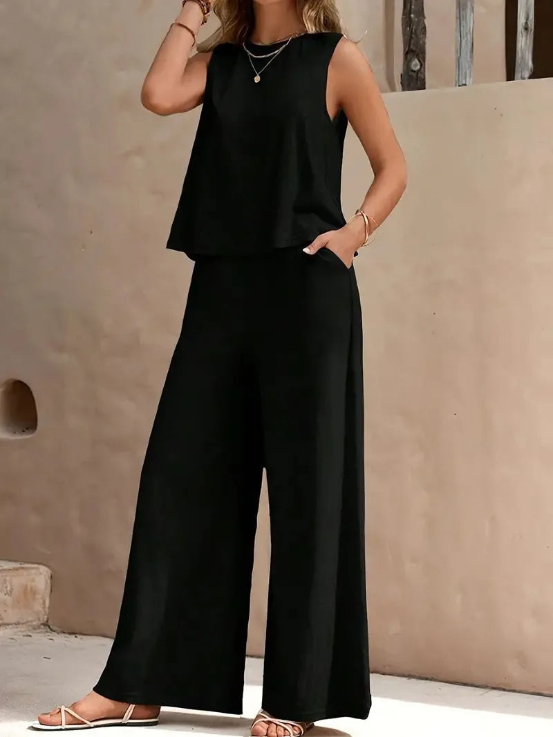 Danielle | Sleeveless Two-Piece Set