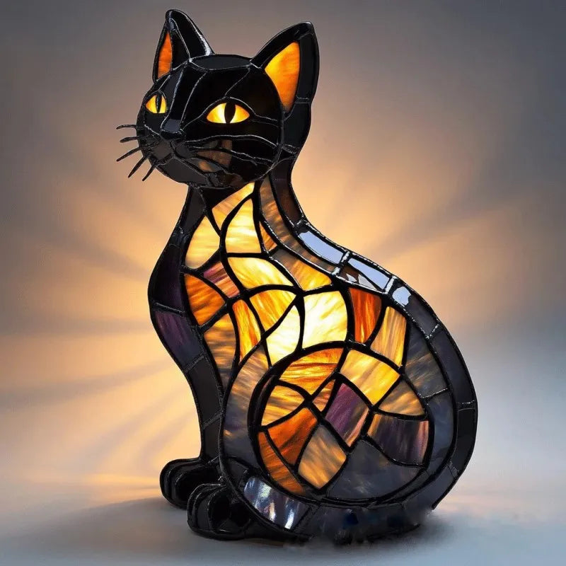 Midnight | Radiant Color Cat Lamp