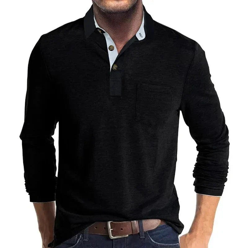 Hayden | Classic Long-Sleeve Polo