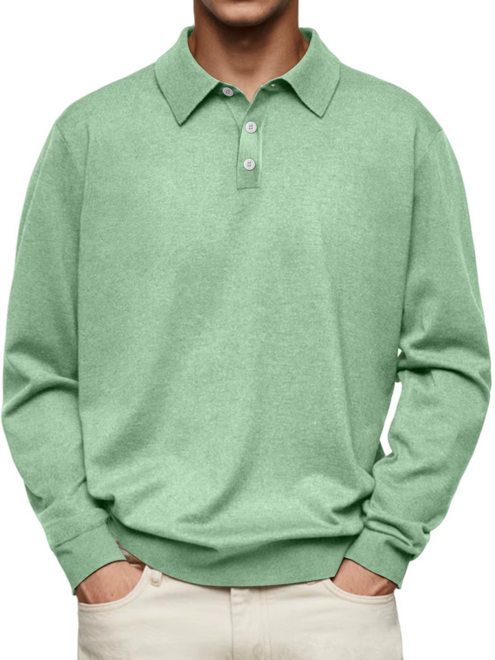 Elliot | Classic Long-Sleeve Polo