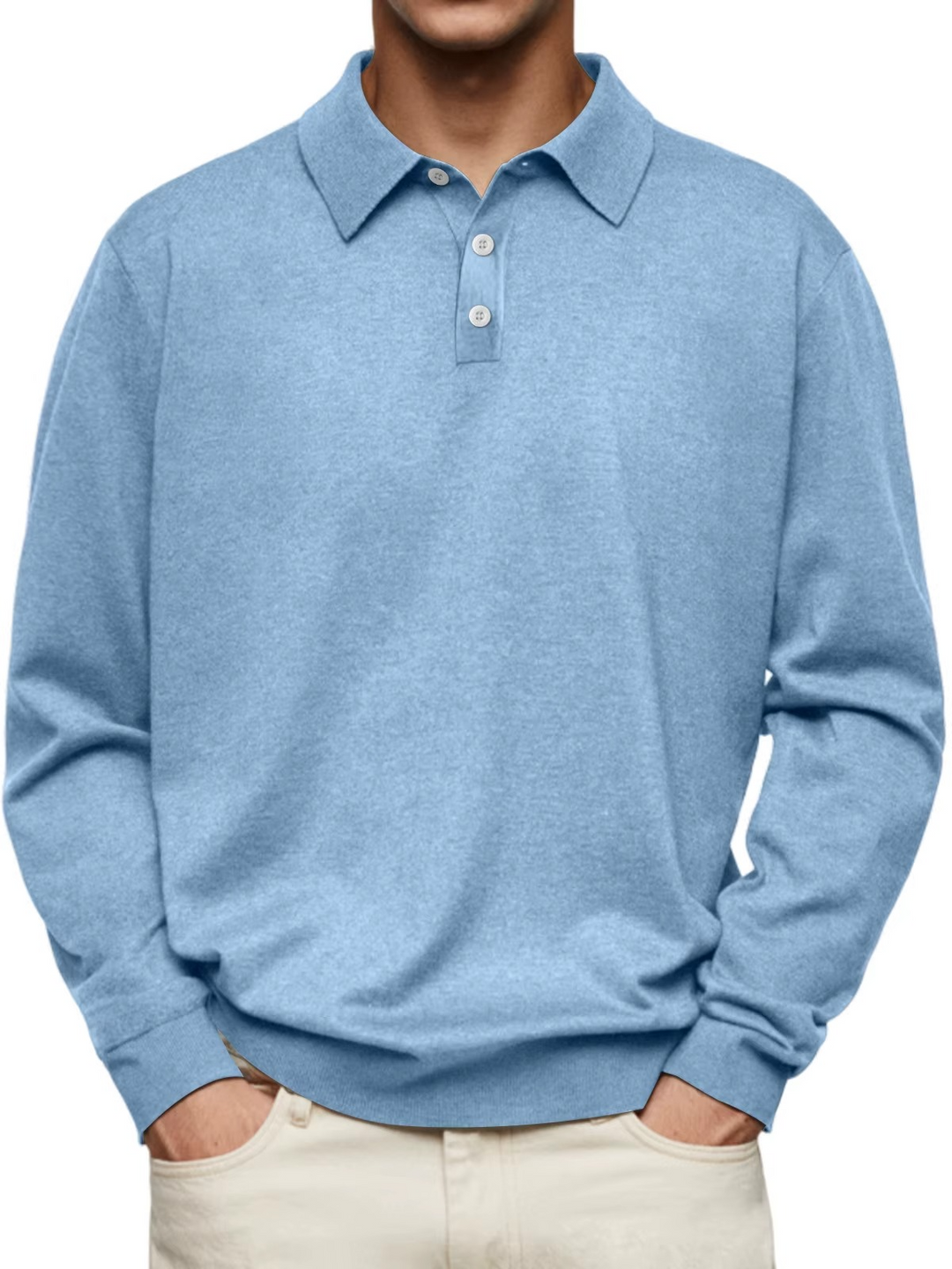 Elliot | Classic Long-Sleeve Polo