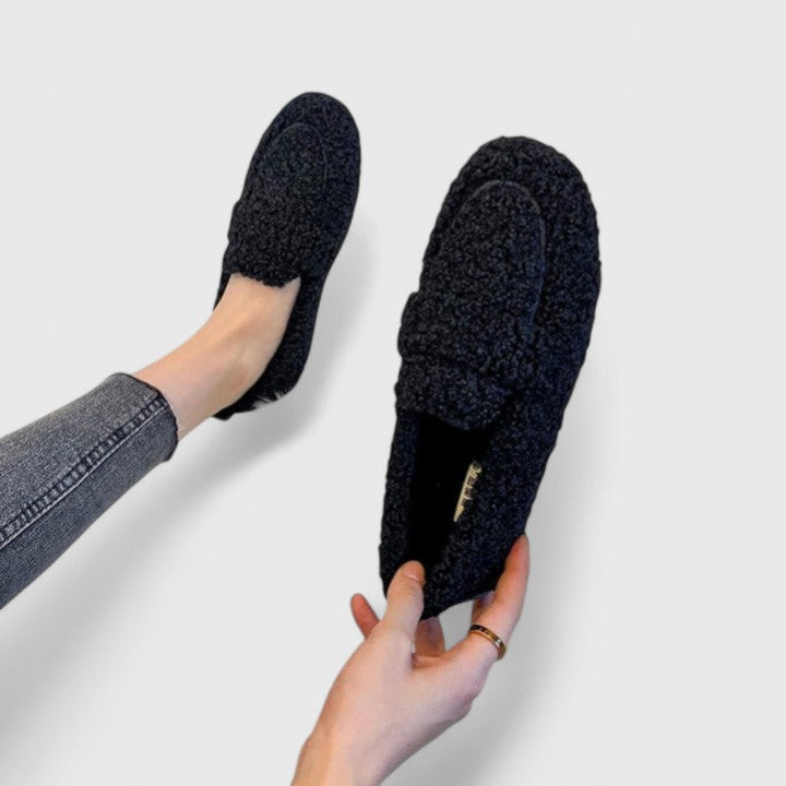 Joyce | Warm & Elegant Teddy Loafers