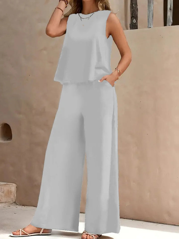 Danielle | Sleeveless Two-Piece Set