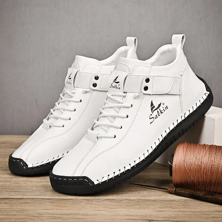 Logan | Refined High-Top Ankle Sneakers
