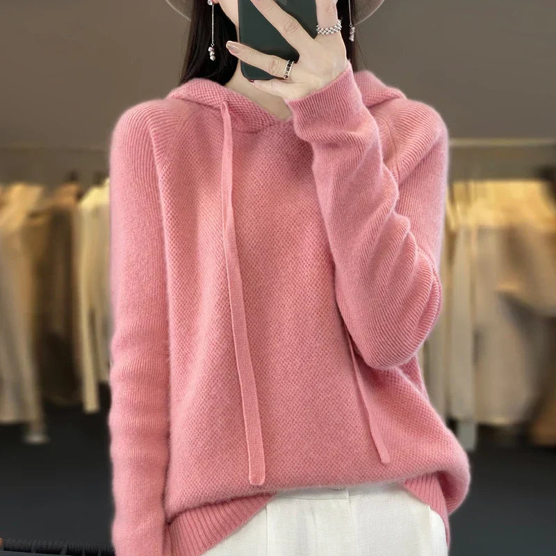 Kelly | Soft Winter Hooded Knit