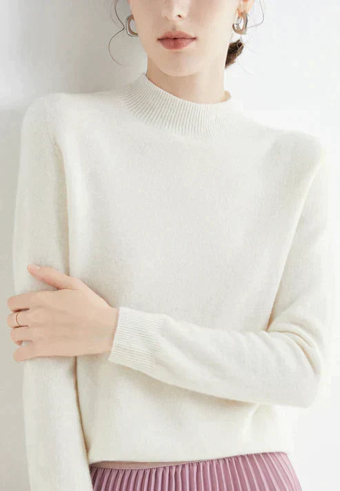 Aurelia | Soft-Touch High-Neck Classic Style Sweater