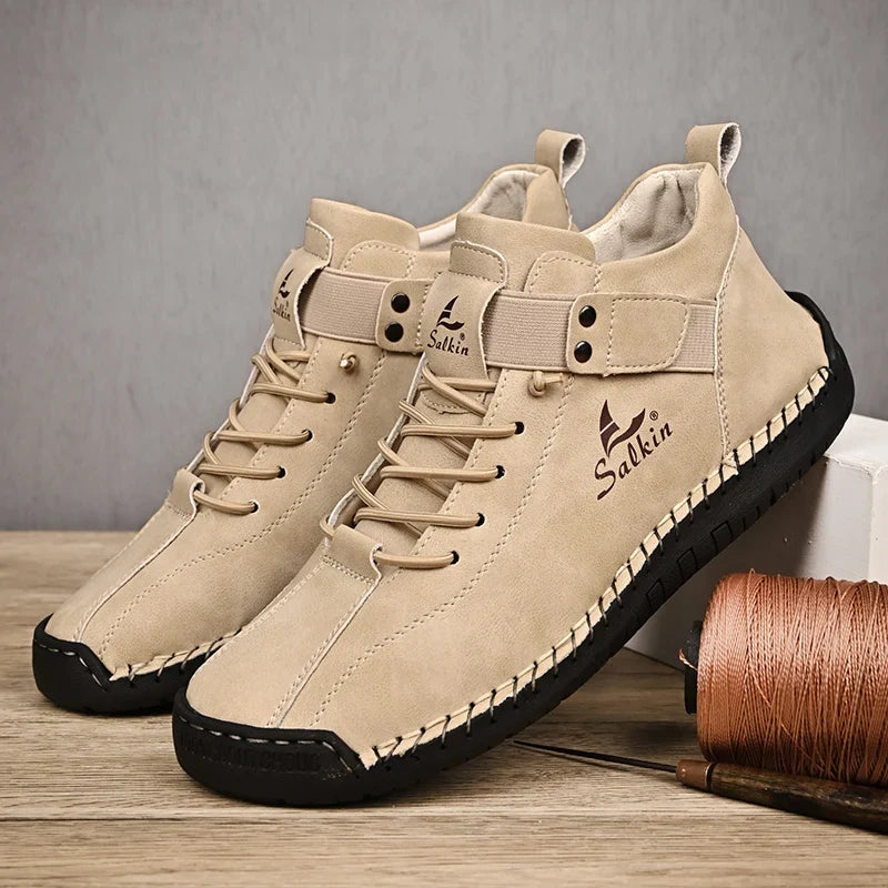 Logan | Refined High-Top Ankle Sneakers