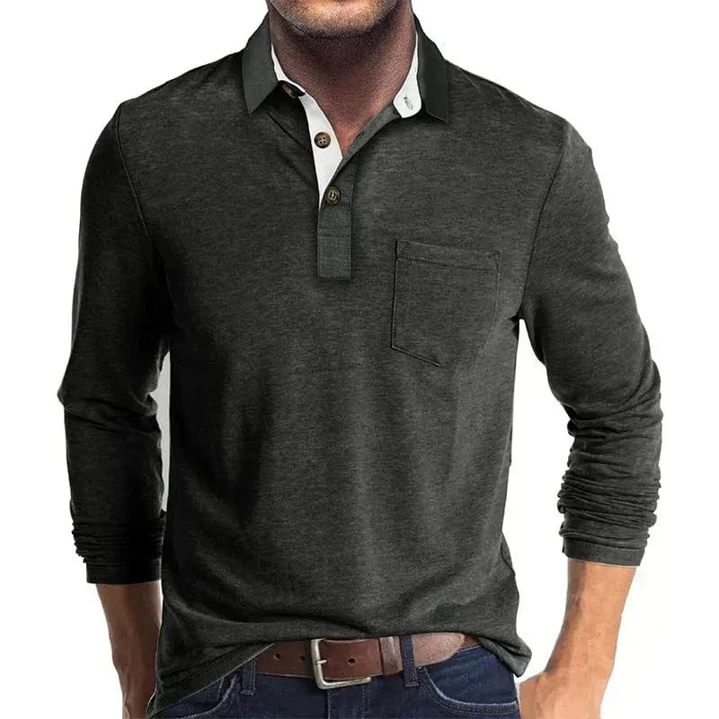 Hayden | Classic Long-Sleeve Polo