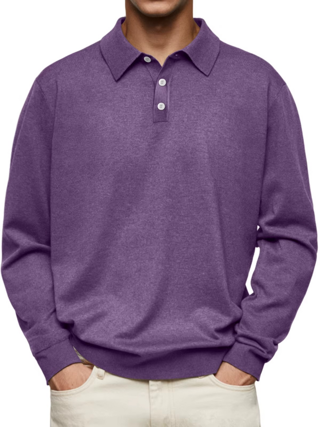 Elliot | Classic Long-Sleeve Polo