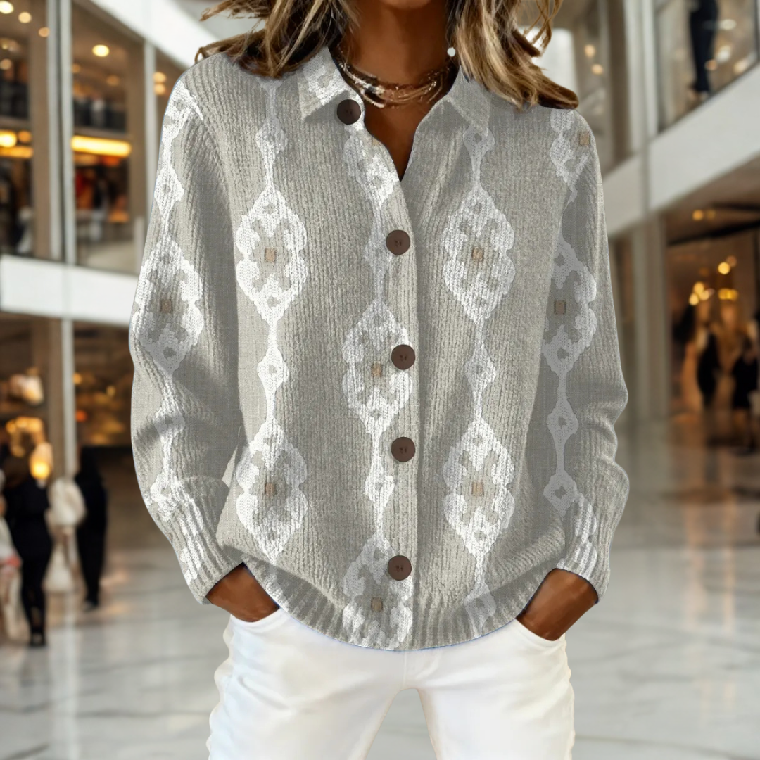 Louise | Elegant Textured Cardigan