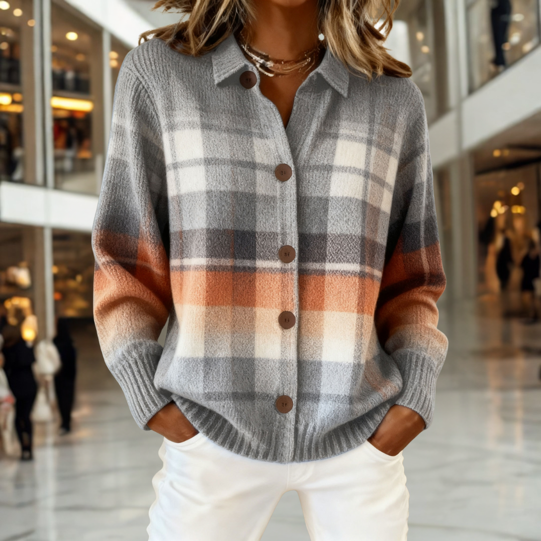 Isabelle | Soft Gradient Knit Cardigan