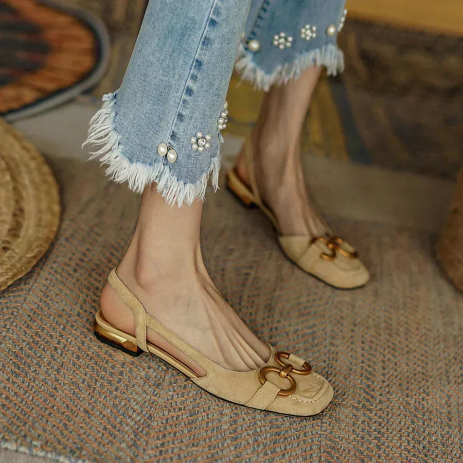 Anna | Comfort Slingback Flats