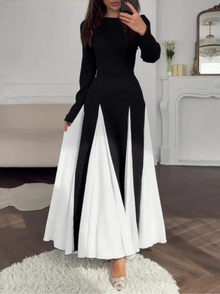 Celia | Elegant Colorblock Dress
