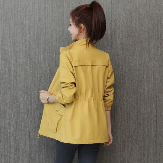 Meredith | Lightweight Cinched-Waist Trench Coat