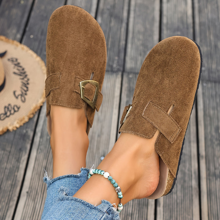 Rosalind | Buckle-Detail Comfort Mules