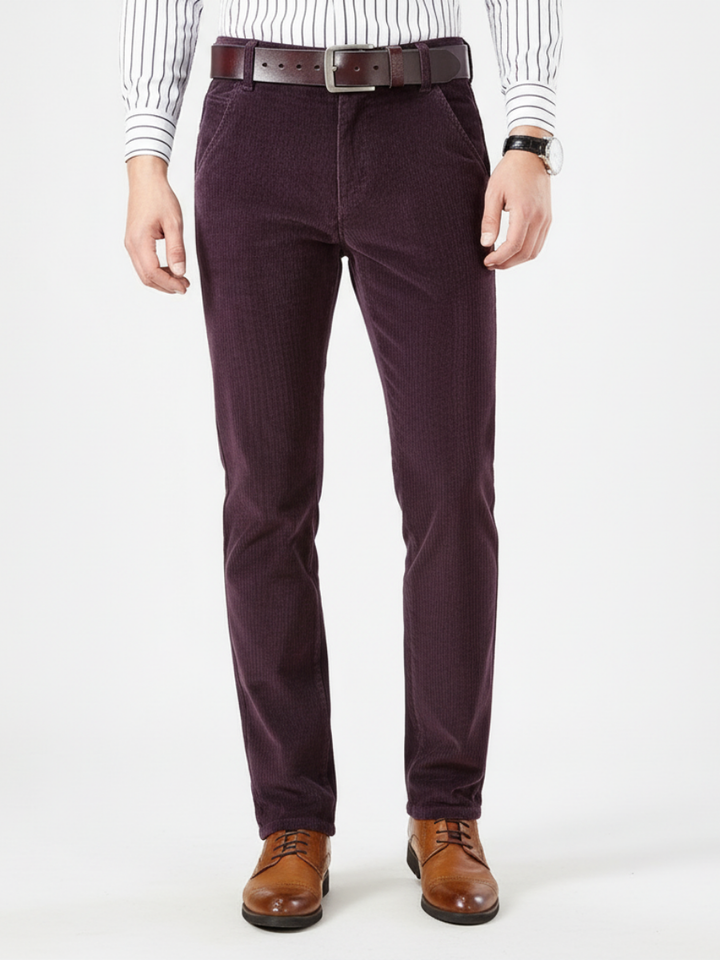 Lorenzo | Chic Corduroy Slim Pants