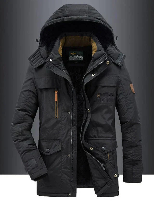 Aaron | Warm Structured Hooded Coat